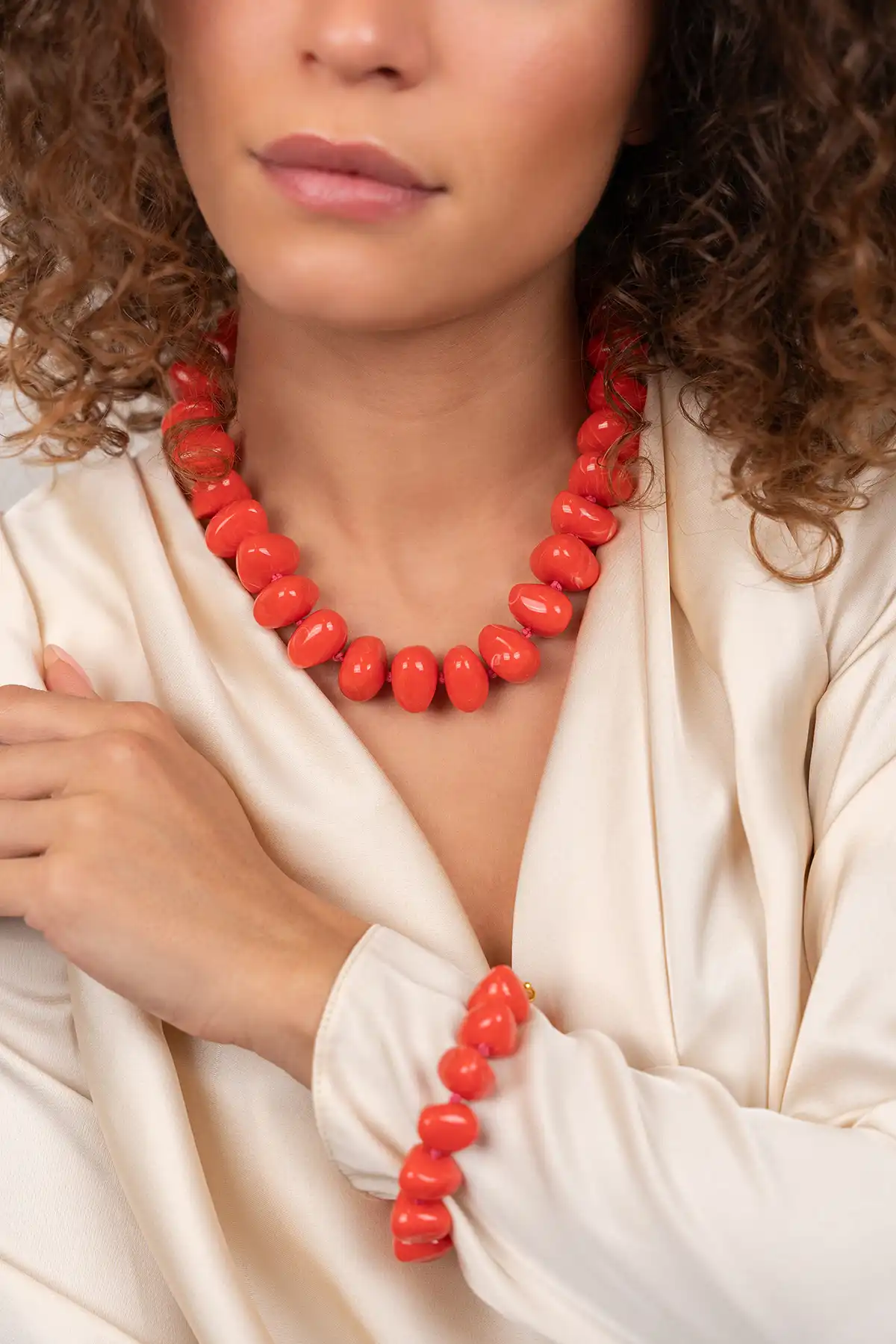 Rode Ketting Nima Big Stoneslott-theme.productDescriptionPage.SEO.byTheBrand