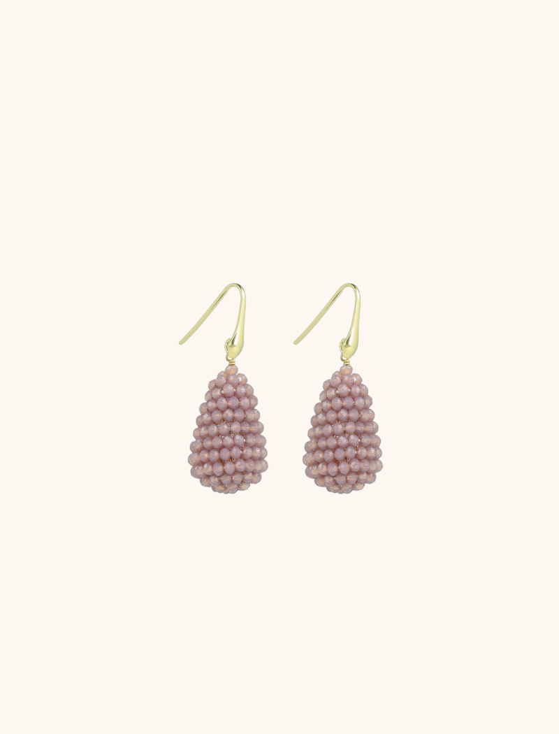 Dark Lila Oorbellen Amy Cone S