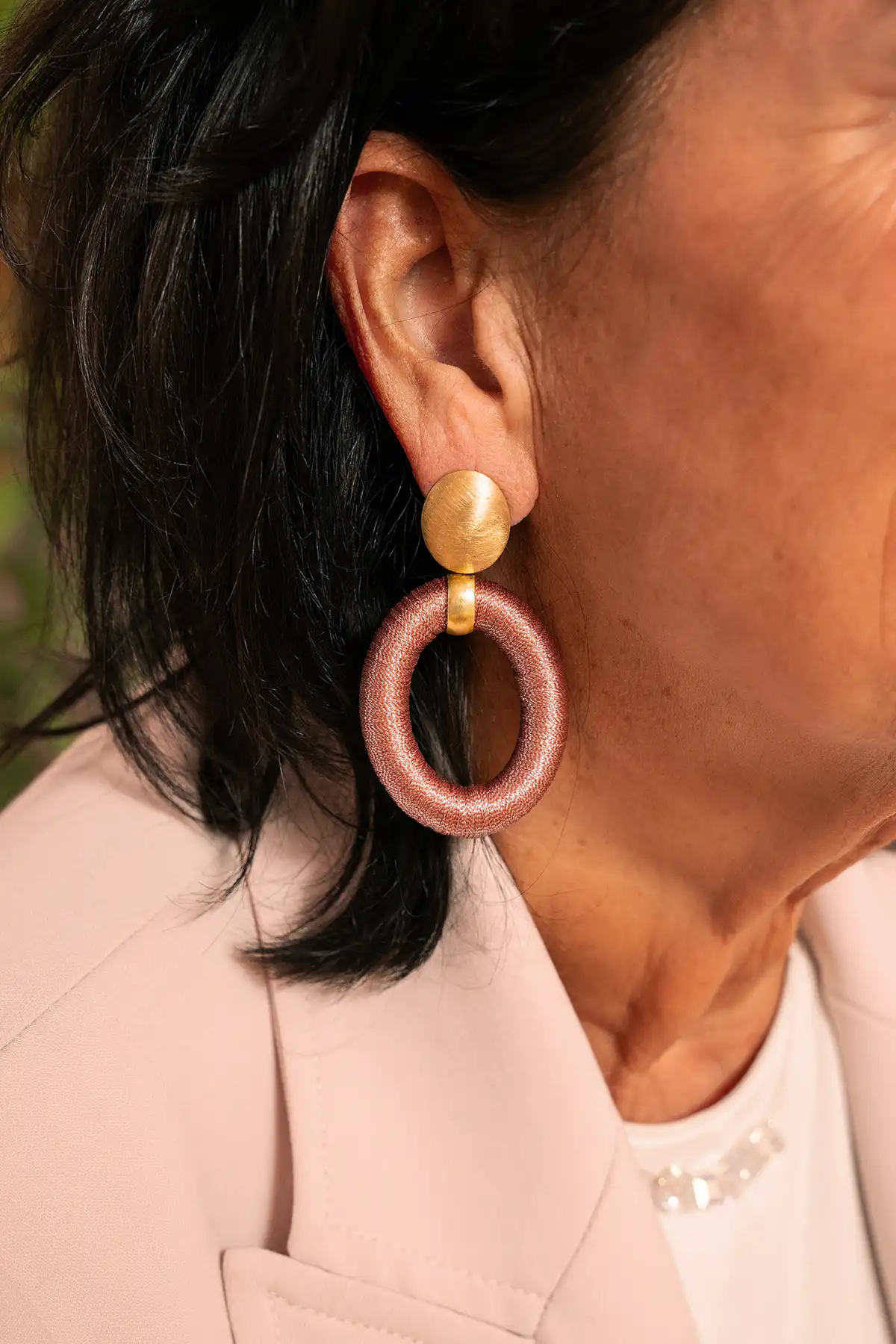 Old Pink Earrings Faye Oval Llott-theme.productDescriptionPage.SEO.byTheBrand