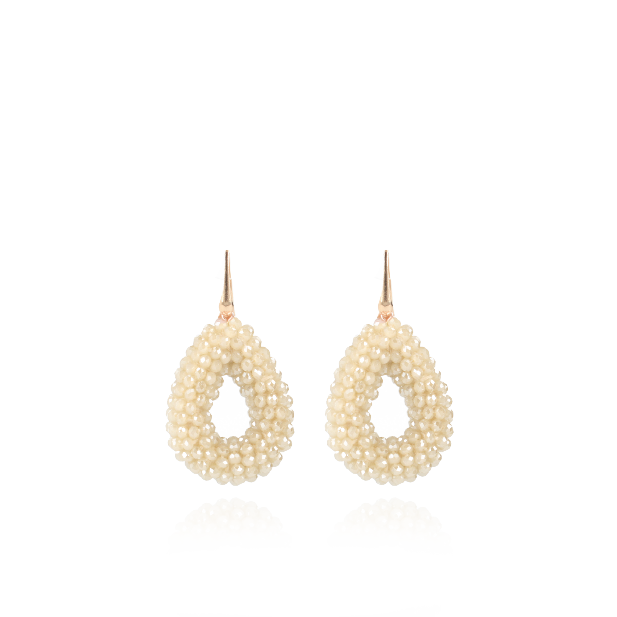 Beige Earrings Berry Drop S 