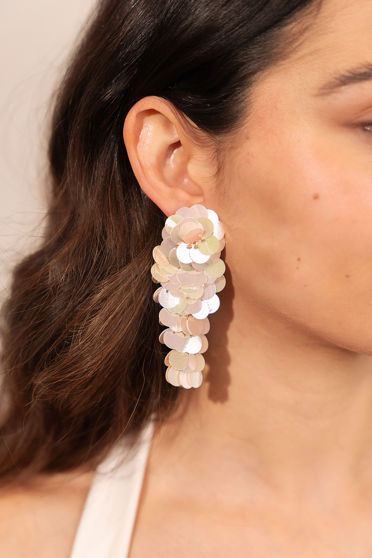 Pearl Pink Oorbellen Linde Waterfall L