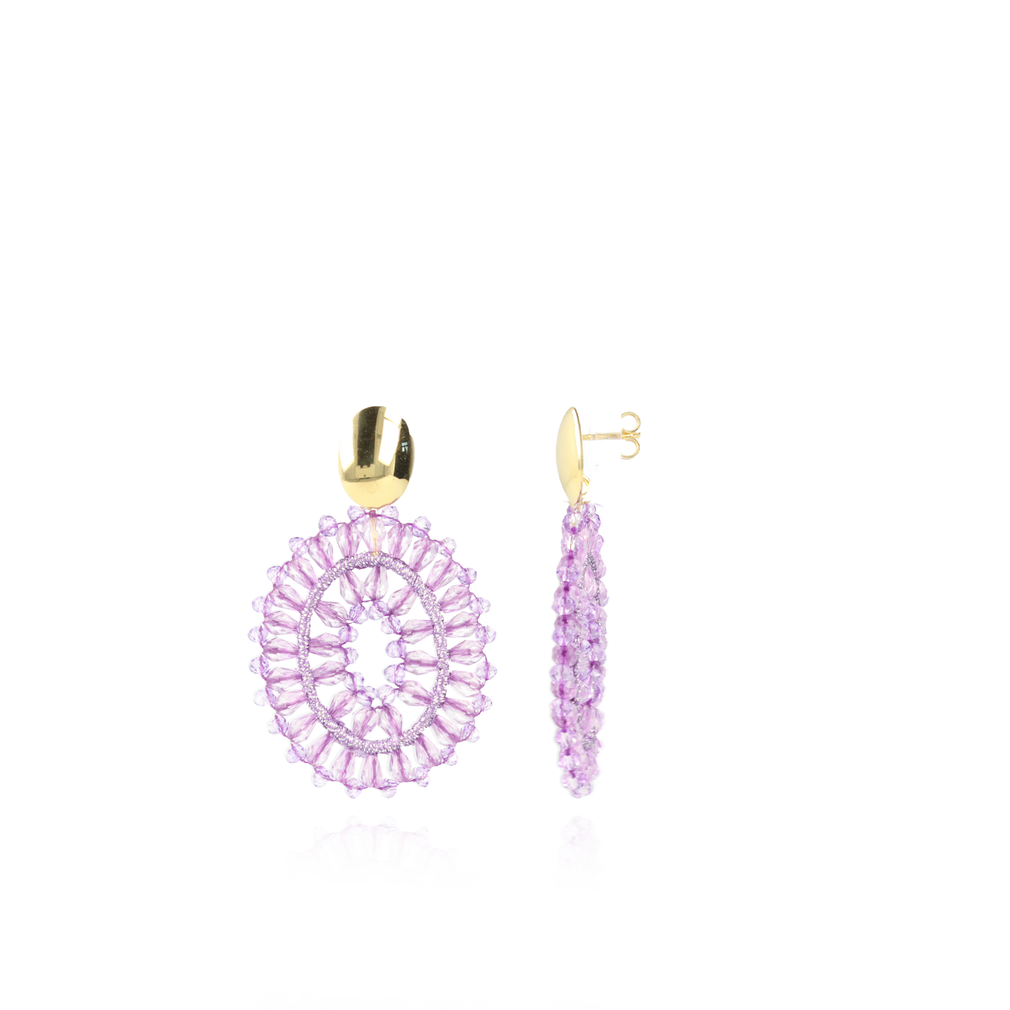 Paarse Oorbellen Ovaal Noa Slott-theme.productDescriptionPage.SEO.byTheBrand