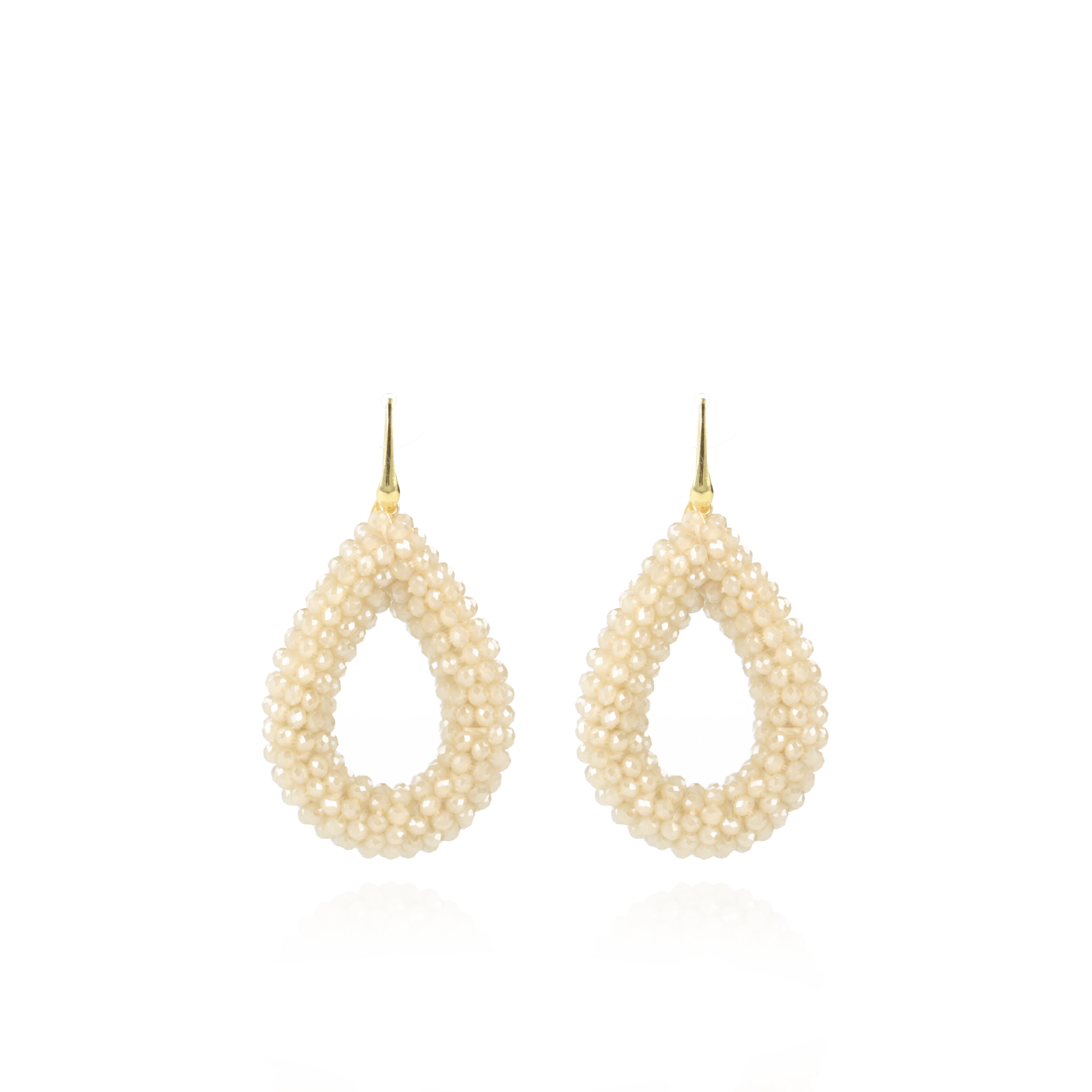 Beige Earrings Berry Drop L