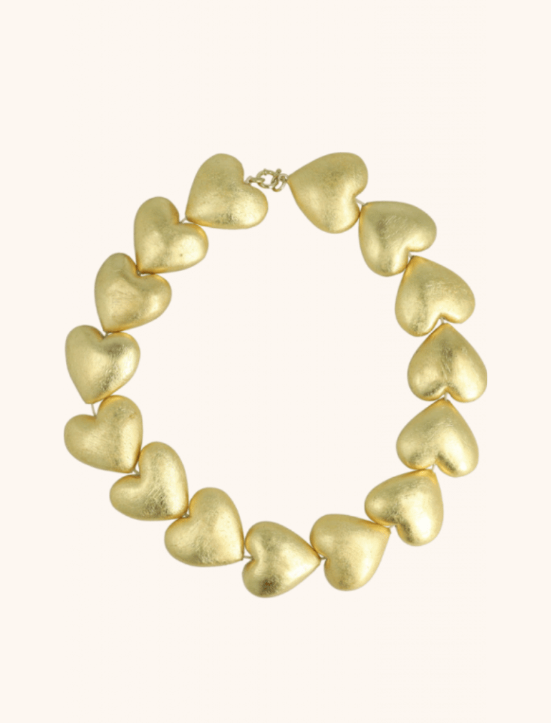 Houten Ketting Hart M