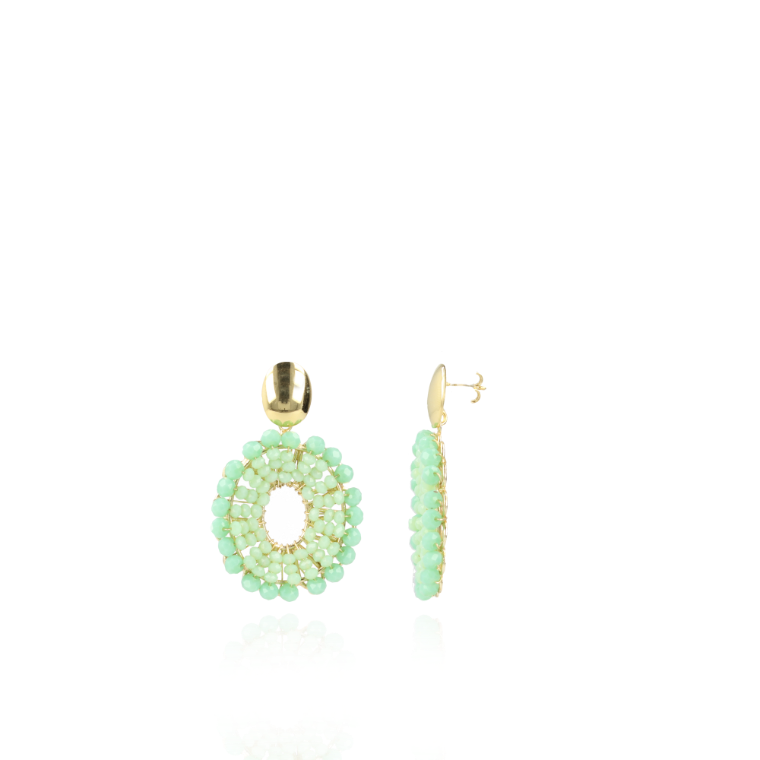 Licht turquoise oorbellen Mia Open Ovaal Slott-theme.productDescriptionPage.SEO.byTheBrand