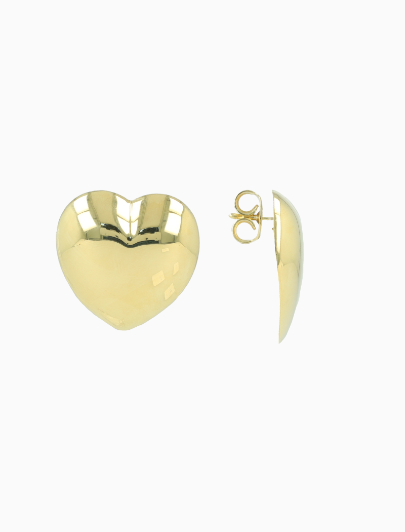 Classic Earrings Stud Heart L