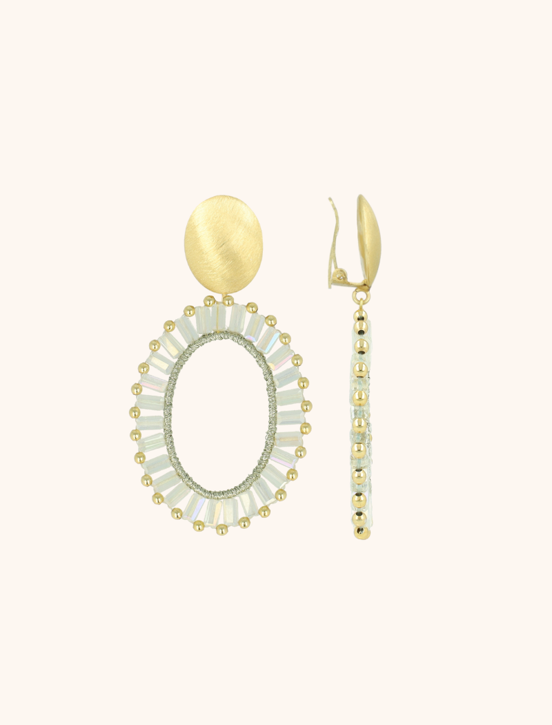 Licht Mint Oorbellen Naomi Ovaal L Cliplott-theme.productDescriptionPage.SEO.byTheBrand