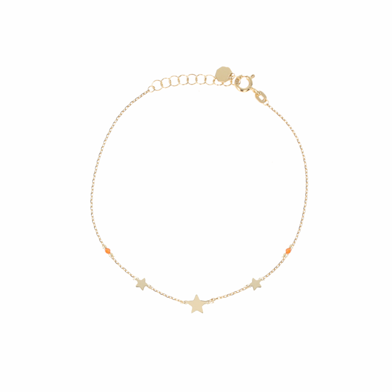 9 Karat Bracelet Three Stars