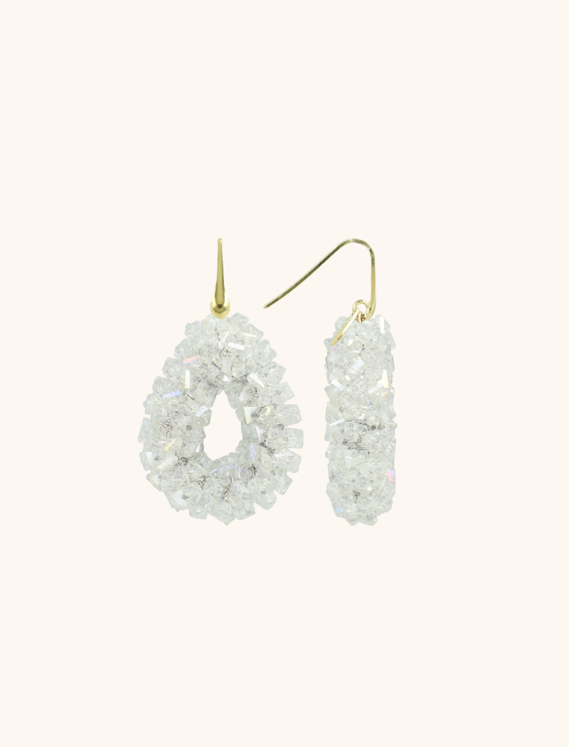 Crystal Silver Oorbellen Marieke Drop S Rawlott-theme.productDescriptionPage.SEO.byTheBrand