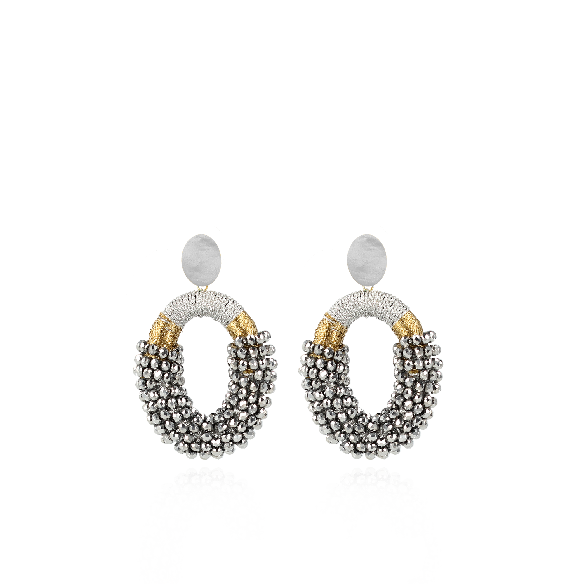 Silver earrings yara oval M lott-theme.productDescriptionPage.SEO.byTheBrand
