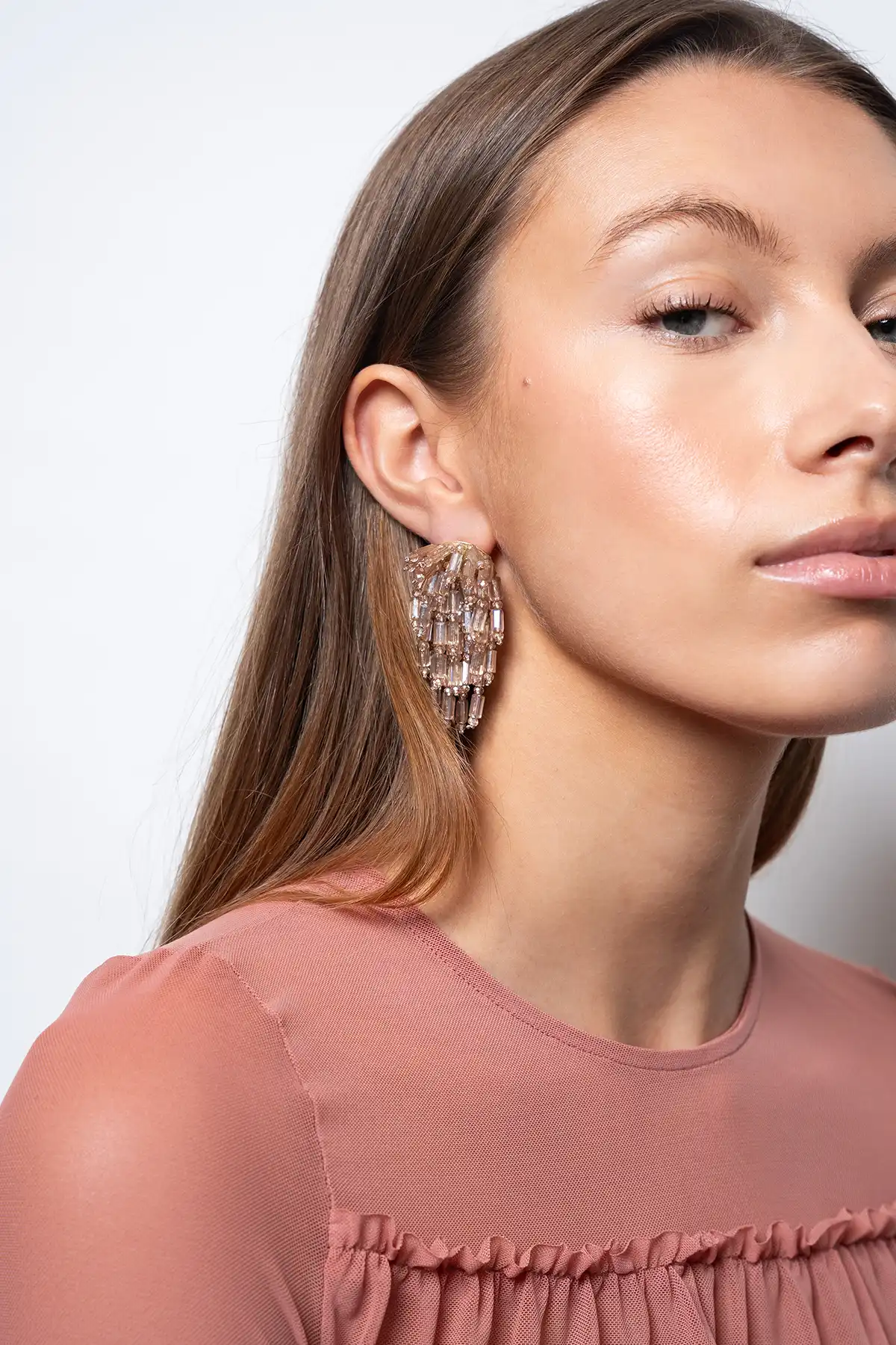 Crystal Nude Oorbellen Laura Tube Waterfall Mlott-theme.productDescriptionPage.SEO.byTheBrand