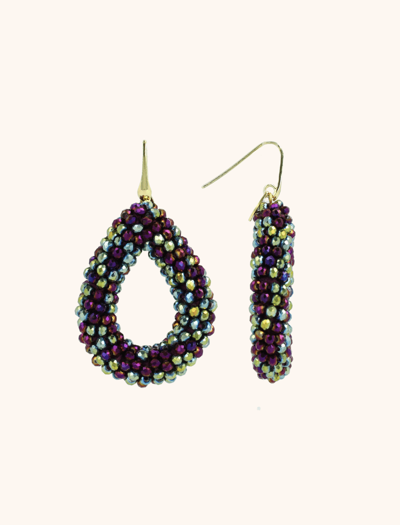 Metallic Groen Paarse Oorbellen Berry Drop Slott-theme.productDescriptionPage.SEO.byTheBrand
