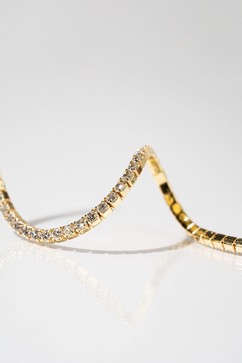 Crystal Tennis Ketting