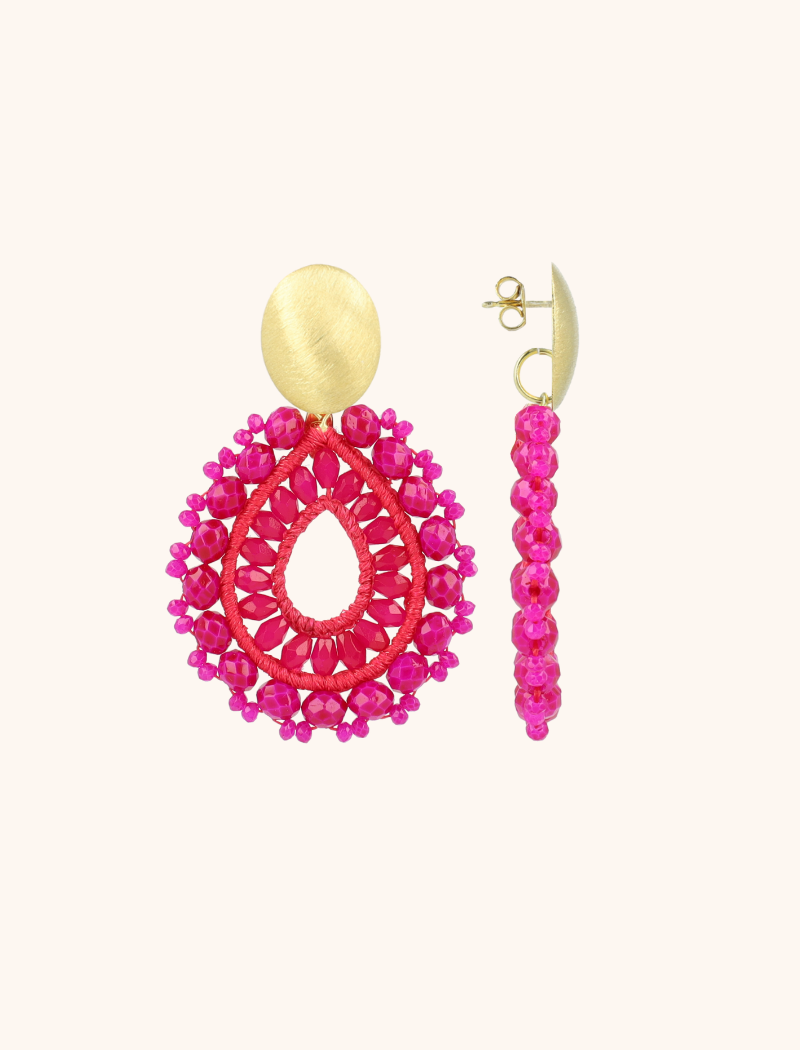Fuchsia Oorbellen Vos Druppel Slott-theme.productDescriptionPage.SEO.byTheBrand