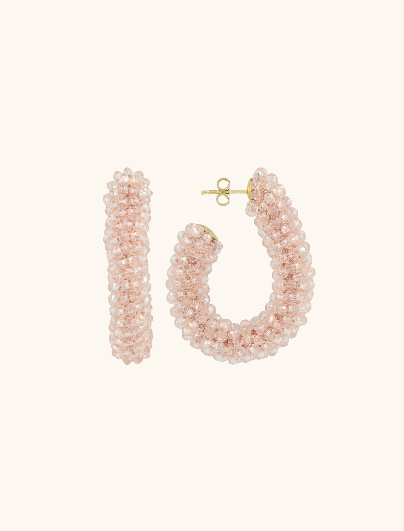 Crystal Pink Oorbellen Ellis Glassberry Creole Llott-theme.productDescriptionPage.SEO.byTheBrand