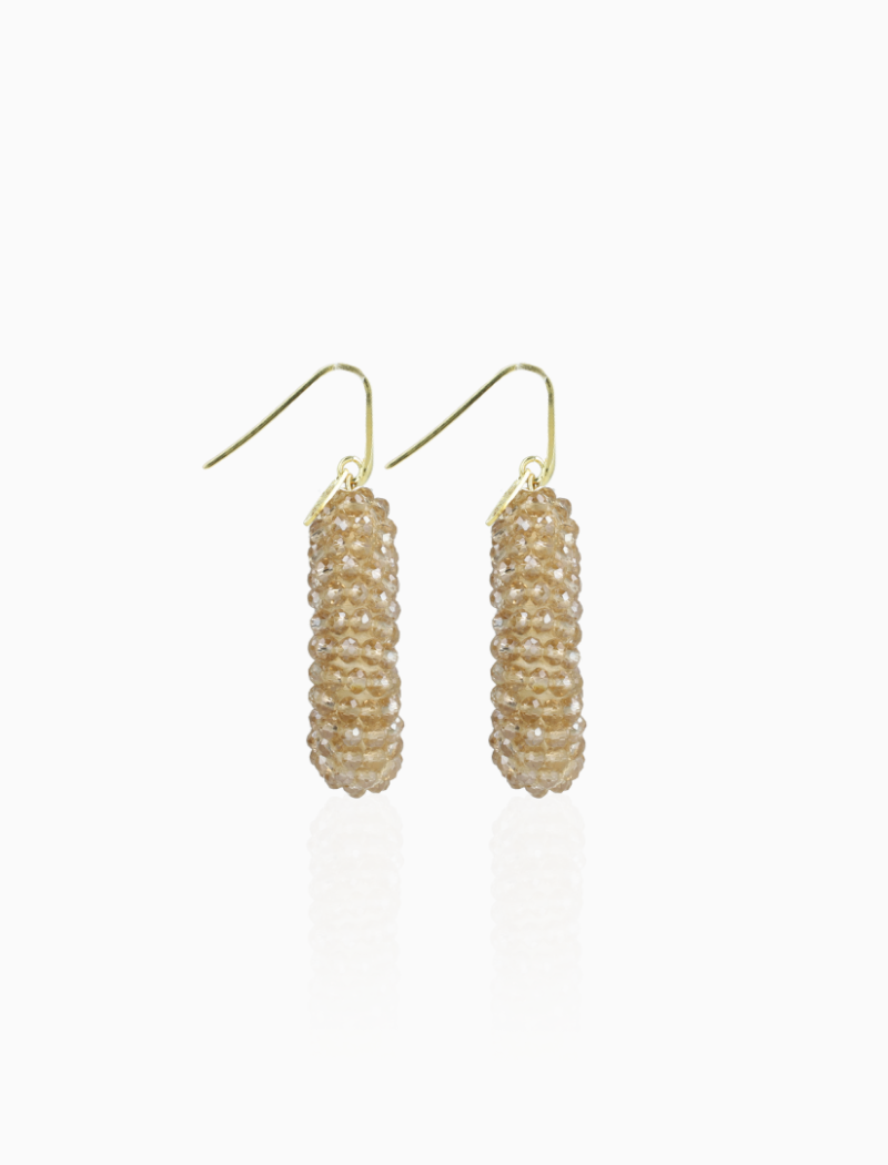 Champagne Earrings Berry Glassberry Drop S