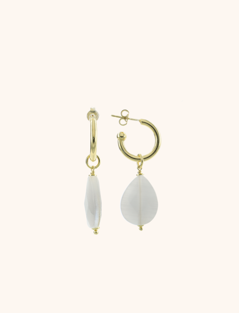 Silver Soft Earrings Drop S