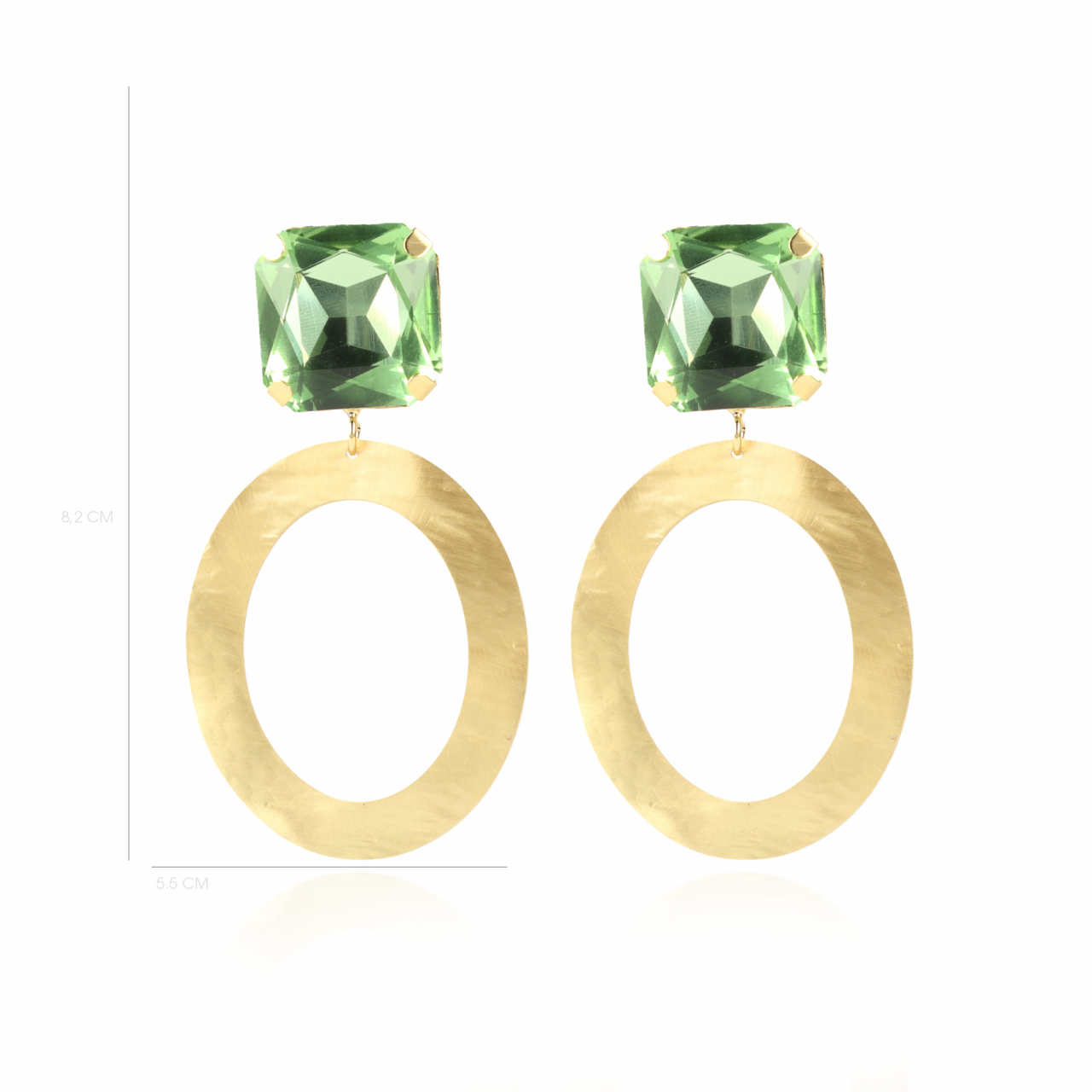 Strass Oorbellen Didi Ovaal Peridotlott-theme.productDescriptionPage.SEO.byTheBrand