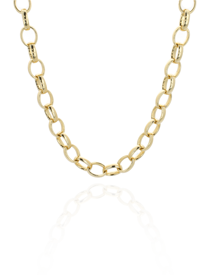 Lumira - CLA Necklace Cable Wide M - Soft Gold