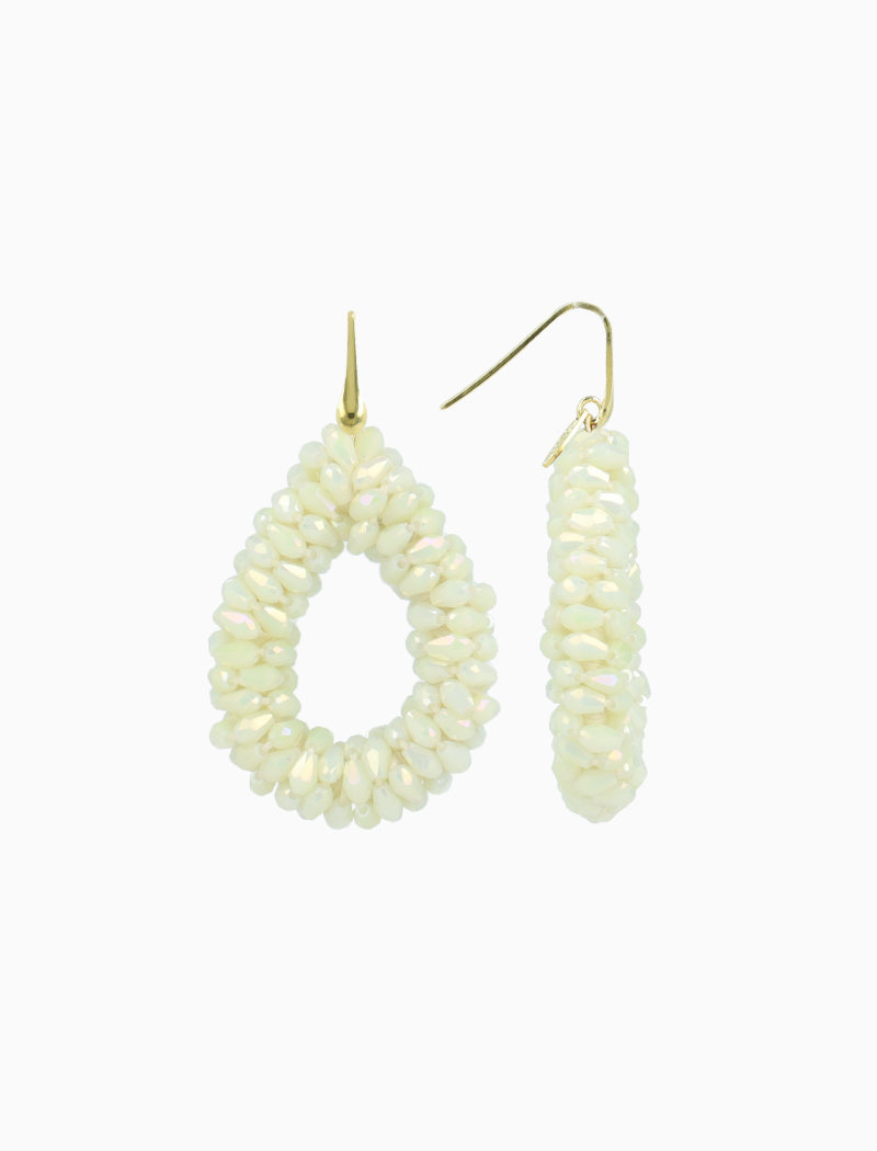 Ivoor Oorbellen Anne Druppel L Marquis