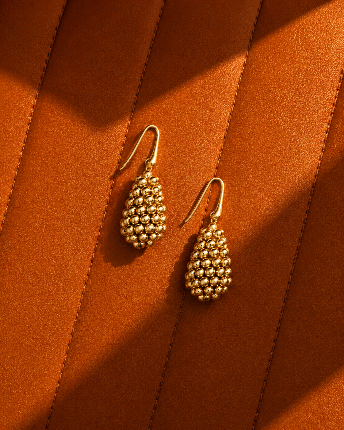 Goudkleurige Oorbellen Amy Cone XS
