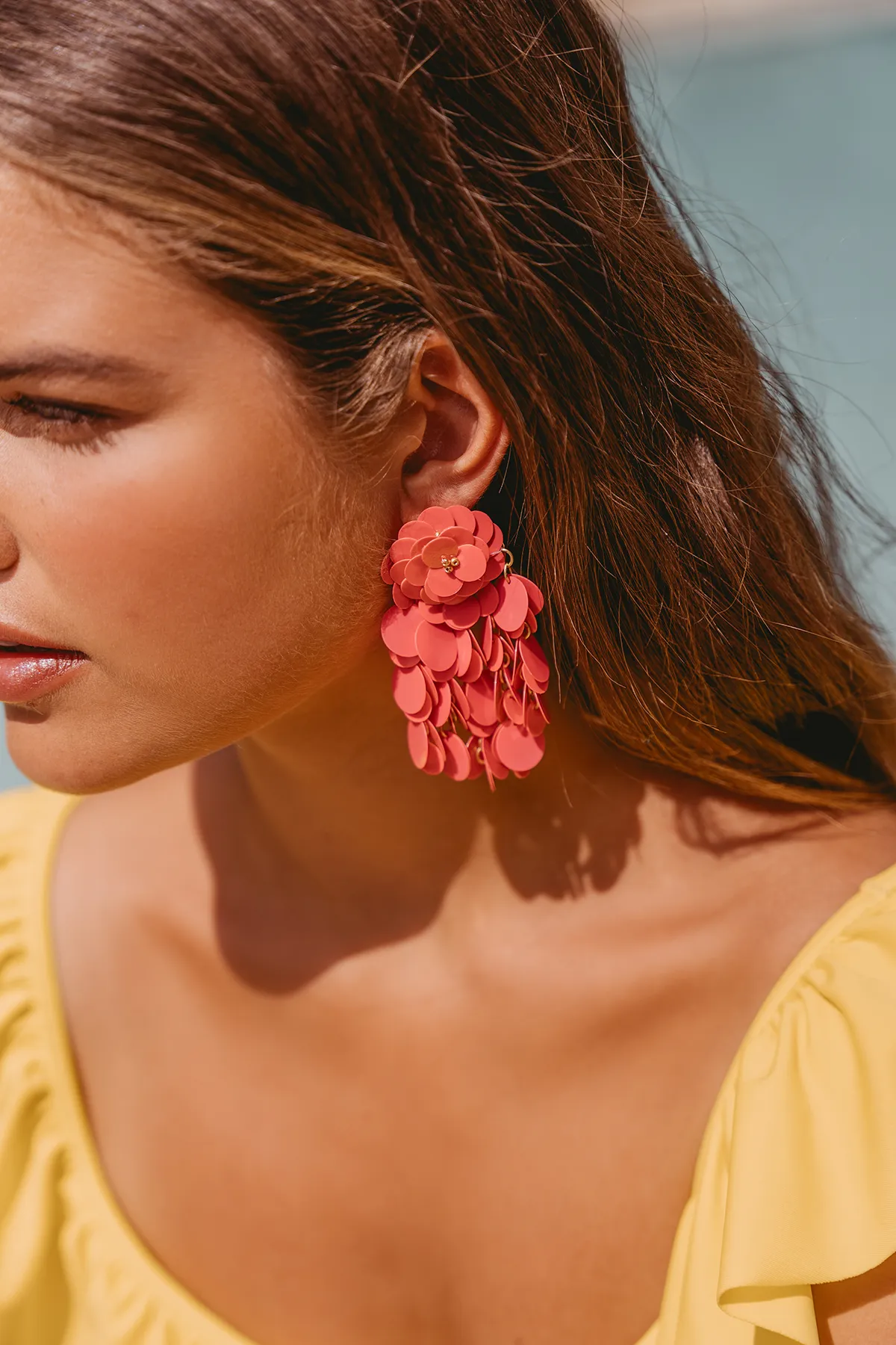 Pink Earrings Mira Sequin Wild Waterfalllott-theme.productDescriptionPage.SEO.byTheBrand