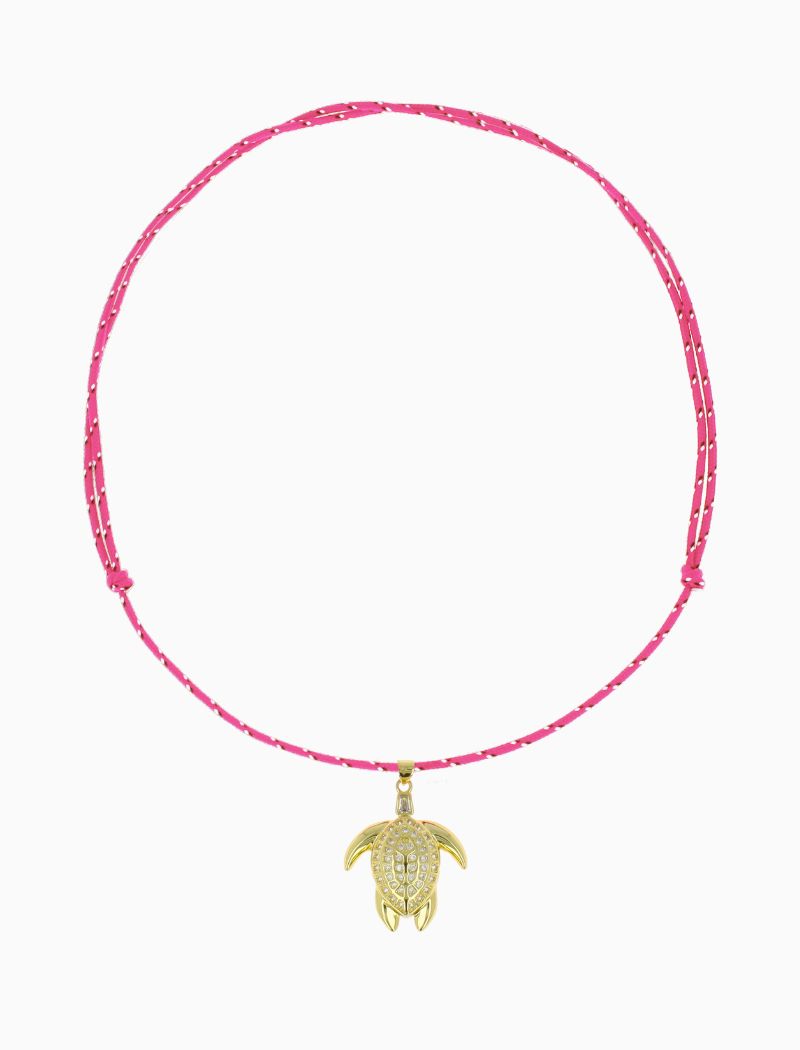 Kette Schildkröte Shine Bright – Rosa