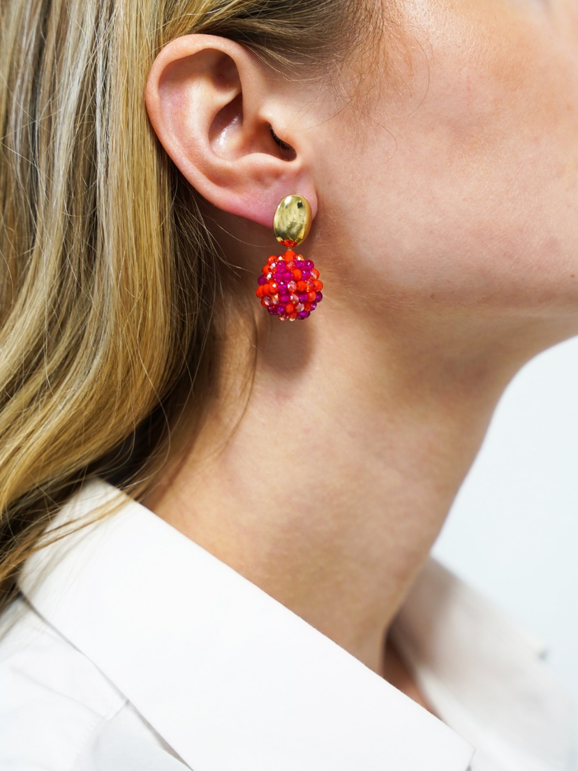 Mixed Fuchsia Earrings Lexi Globe Slott-theme.productDescriptionPage.SEO.byTheBrand