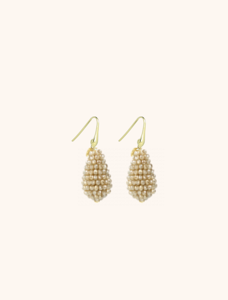 Beige Ohrringe Amy Cone S