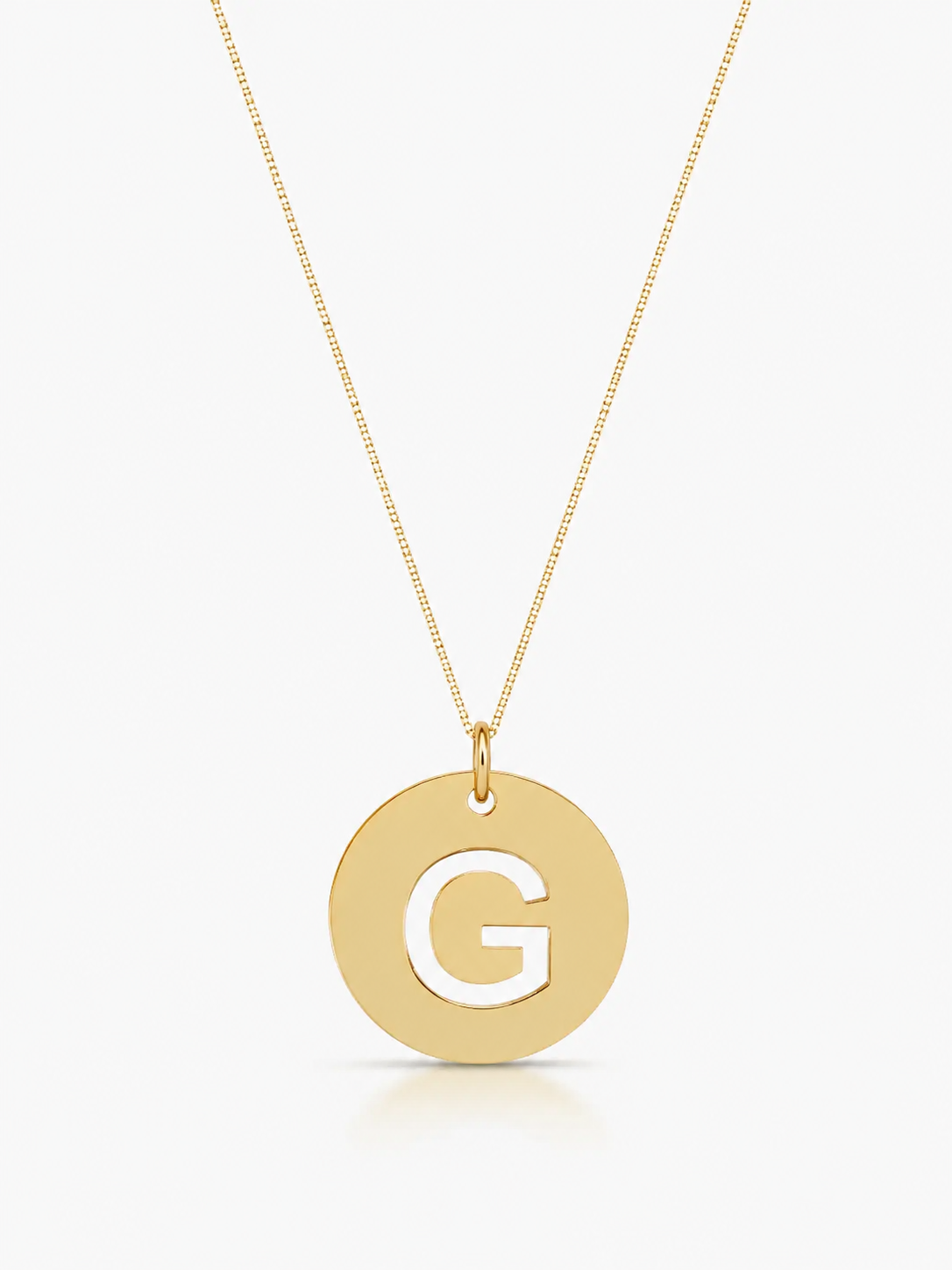 Ketting initial Pendant Gourmet Goud