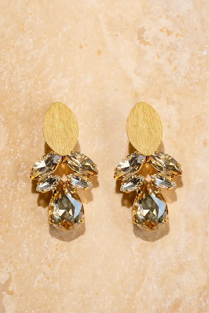 Strass earrings Joni