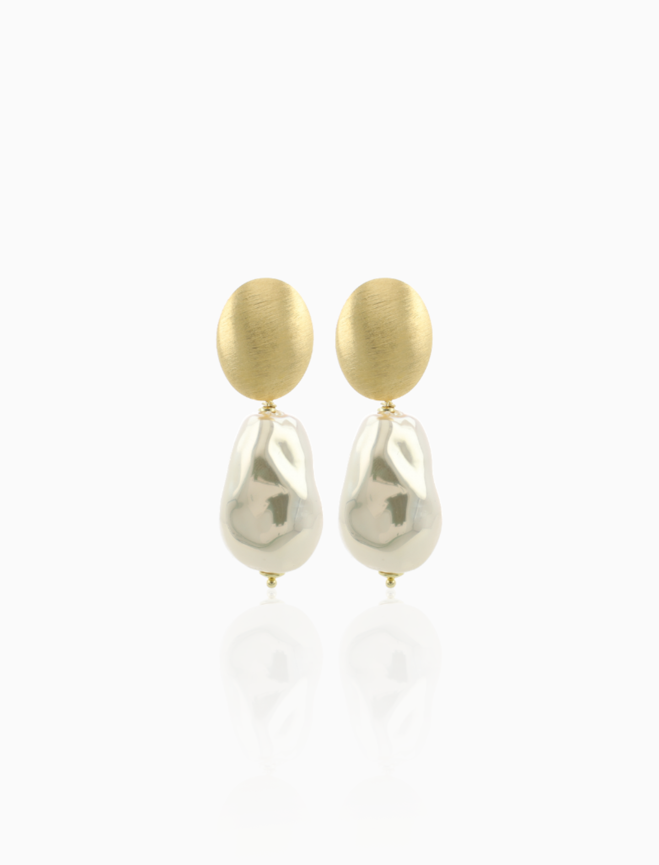 Cecilia - CE QU Crystal Glass Pearl Look M - Soft Yellow