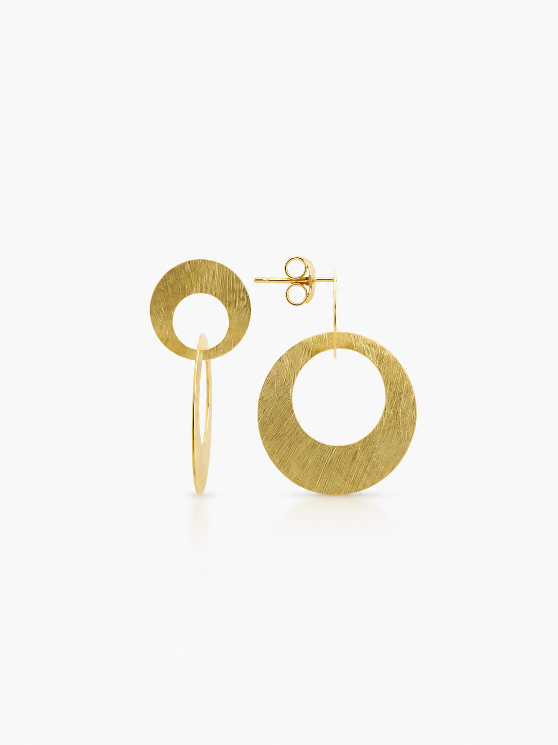 Classic Oorbellen Double Charm Satin Small B