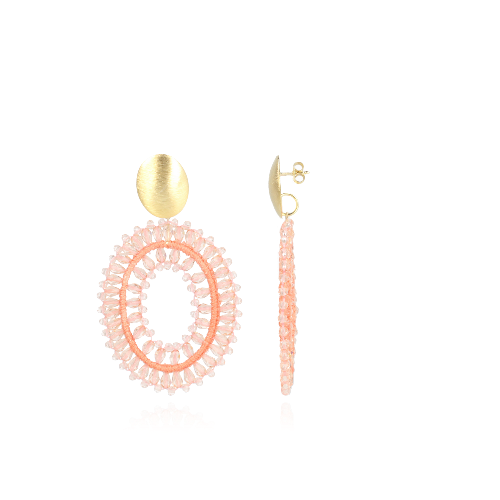 Licht Roze Oorbellen Noa Ovaal Llott-theme.productDescriptionPage.SEO.byTheBrand