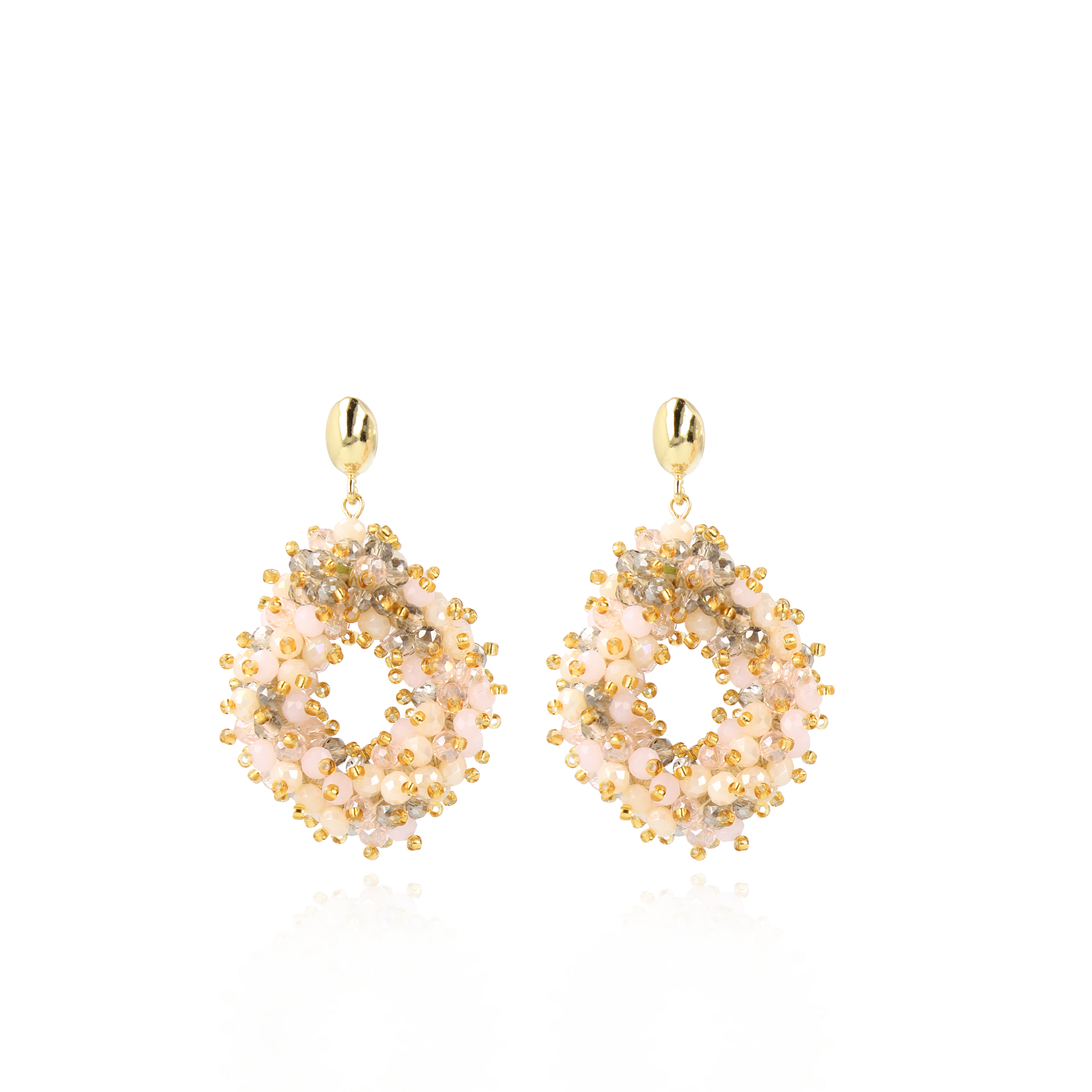 Champagne oorbellen Holly Double Stones Glassberry Ace Llott-theme.productDescriptionPage.SEO.byTheBrand