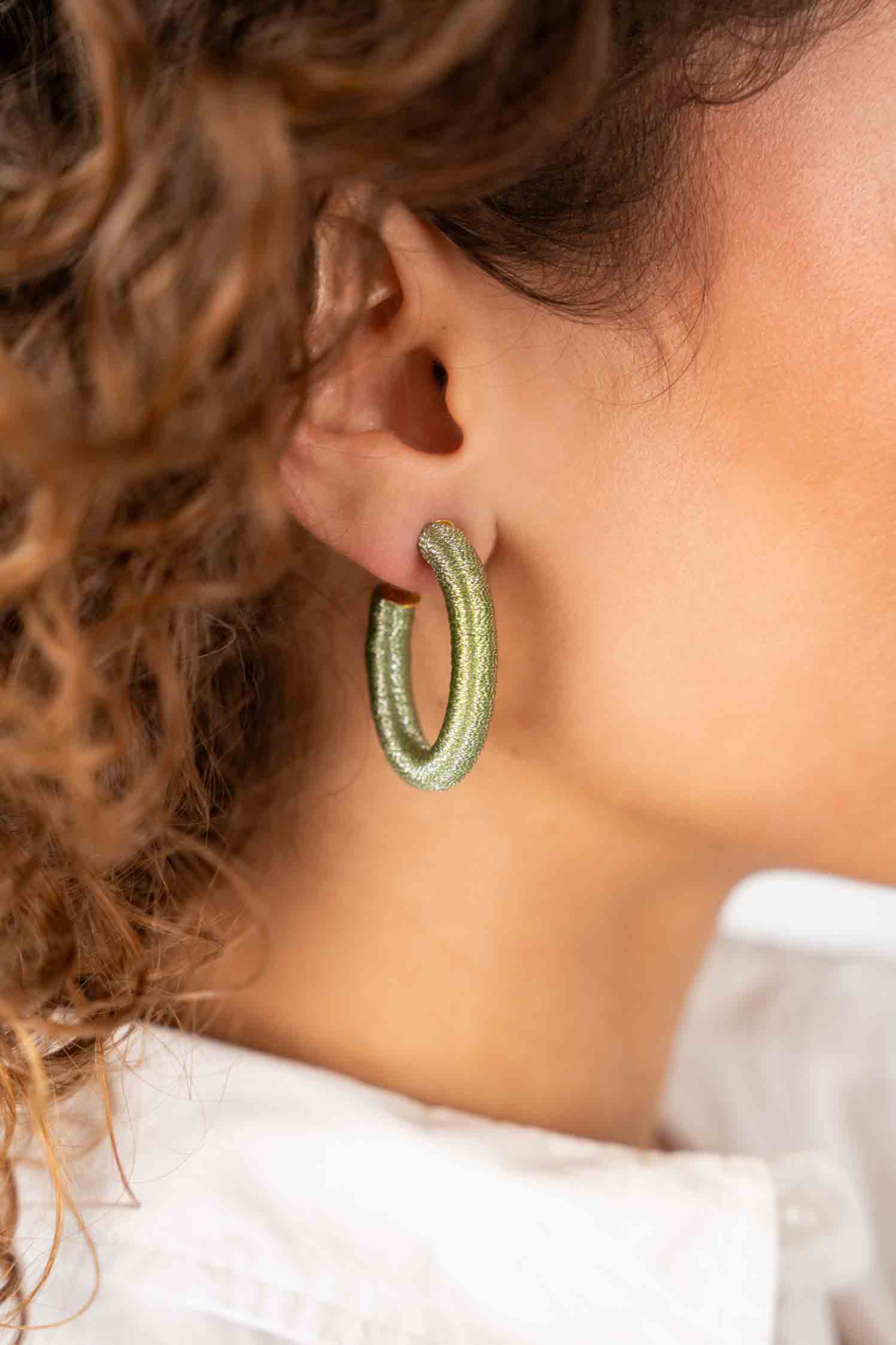 Light Mint Earrings Creole Amara Mlott-theme.productDescriptionPage.SEO.byTheBrand