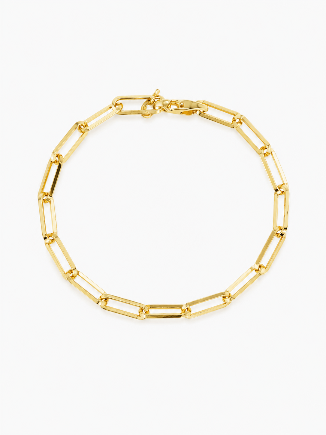 BRASS - Gold Bracelet Closed Forever Medium