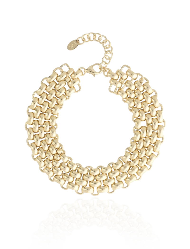 Velora - CLA Bracelet Multiple Rings XL - Soft Gold