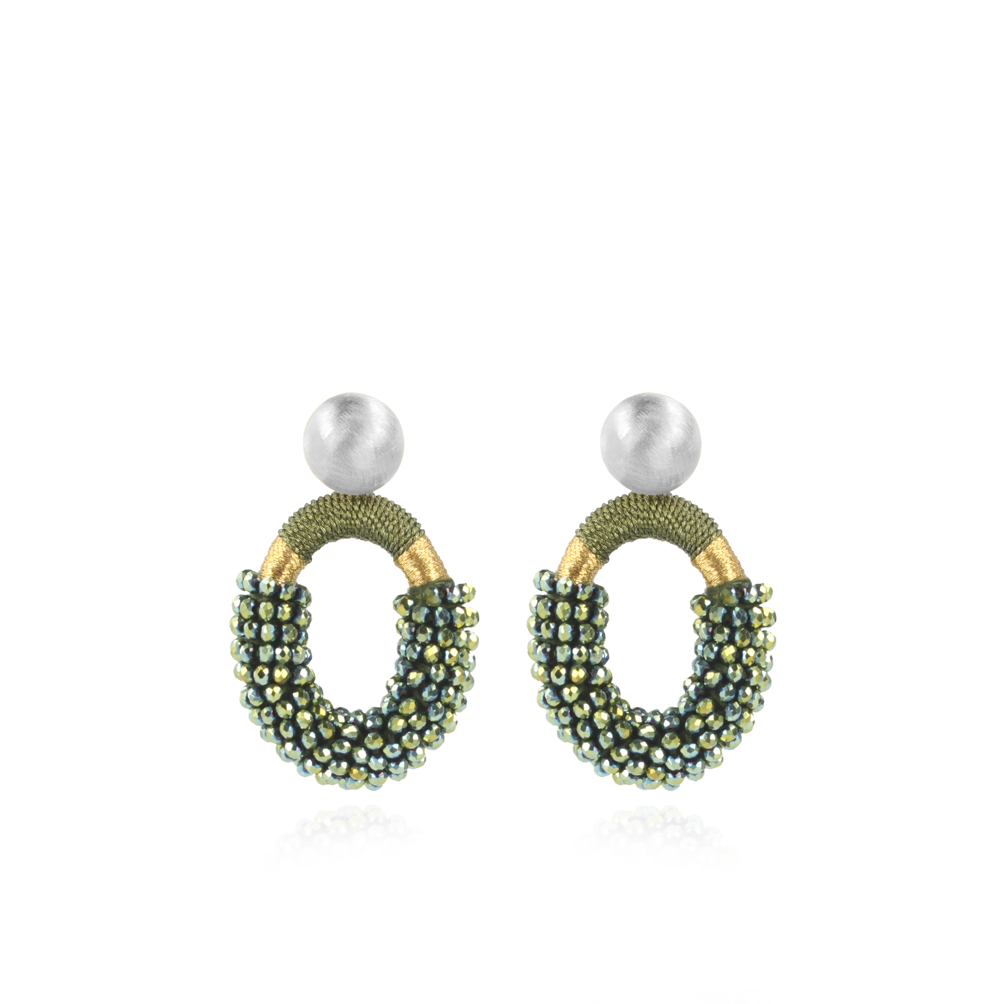 Groene Oorbellen Yara Ovaal Mlott-theme.productDescriptionPage.SEO.byTheBrand