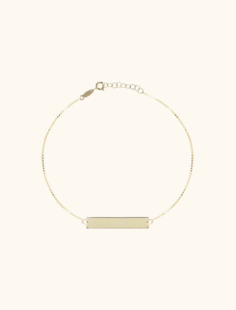 Horizontal Bar L Bracelet