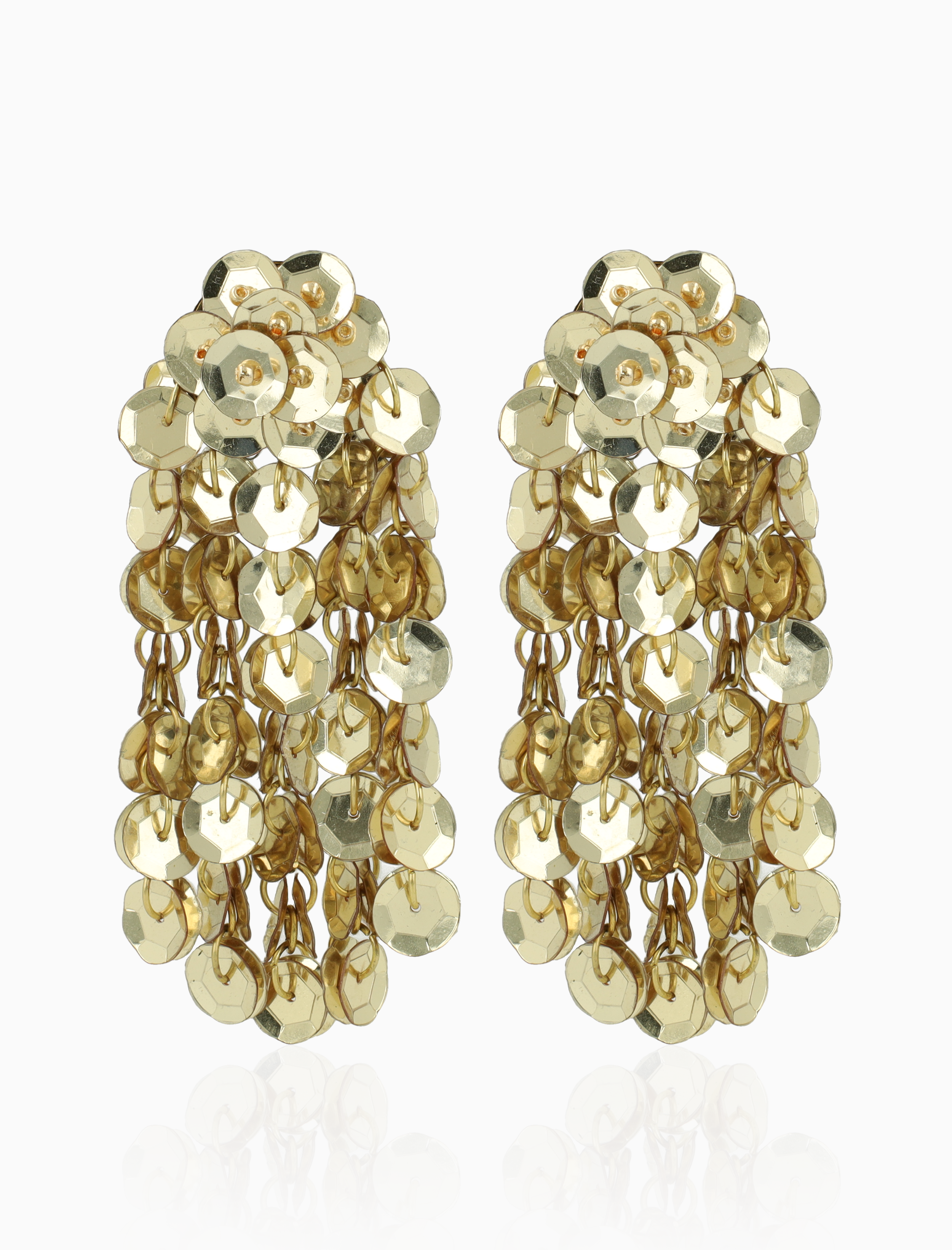 Goldfarbene Ohrringe Danielle Cup Wilde Waterfall L