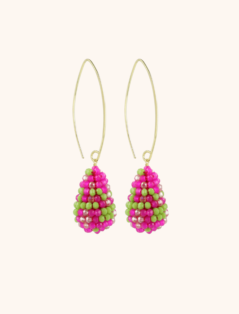 Fuchsia Lime Oorbellen Amy Cone Slott-theme.productDescriptionPage.SEO.byTheBrand