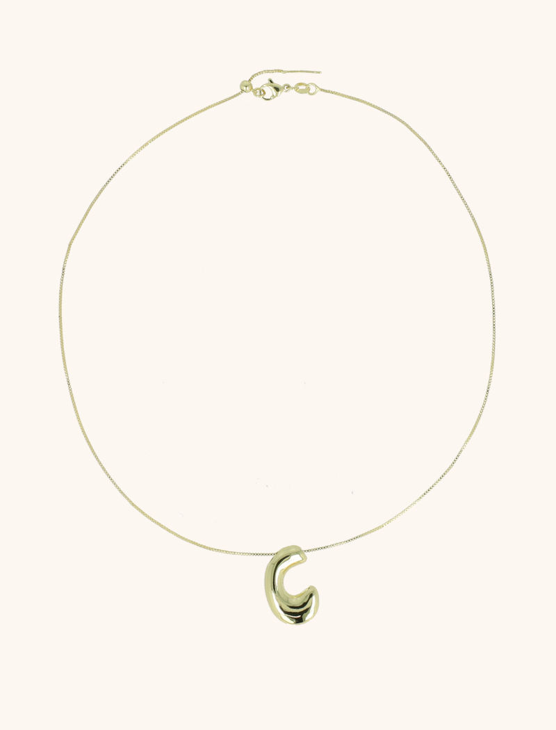 Gouden Cartoon Initiaal Ketting - Verstelbaarlott-theme.productDescriptionPage.SEO.byTheBrand