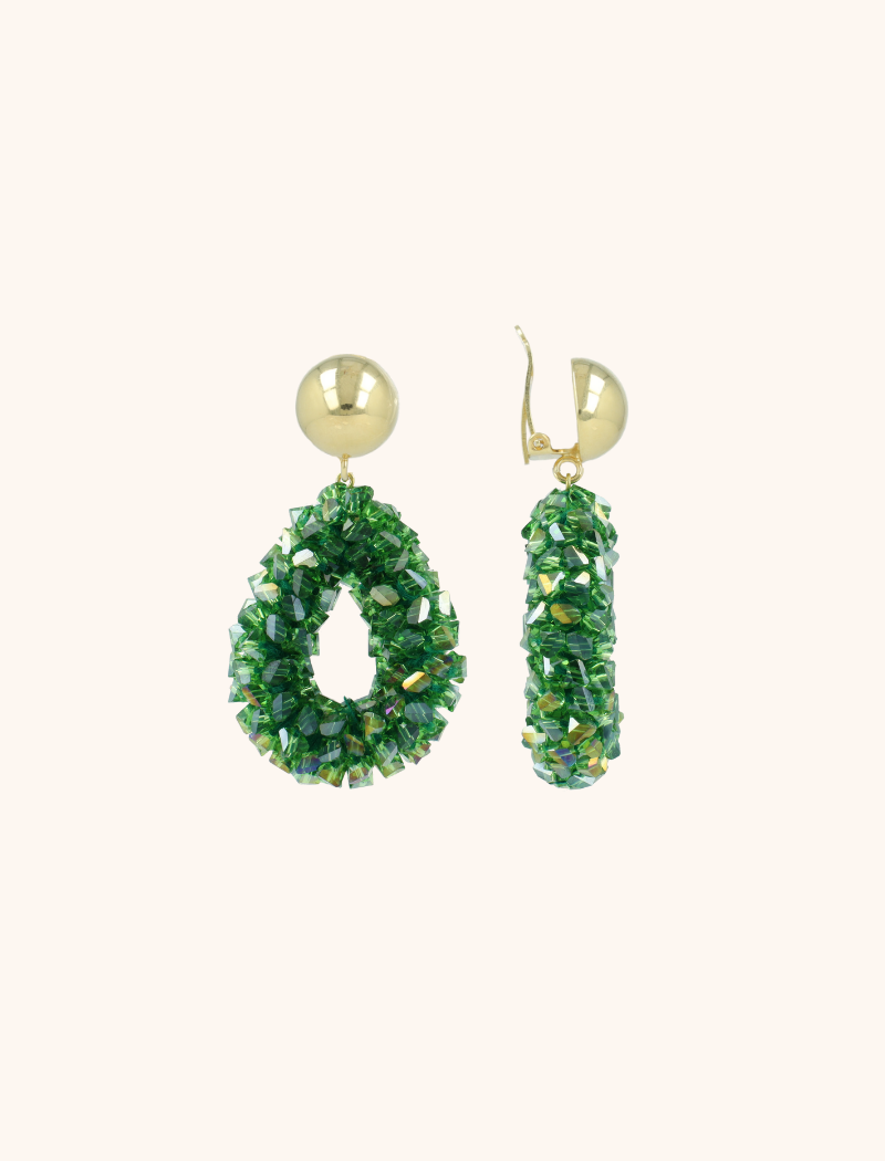 Green Earrings Marieke Drop S Raw Cliplott-theme.productDescriptionPage.SEO.byTheBrand