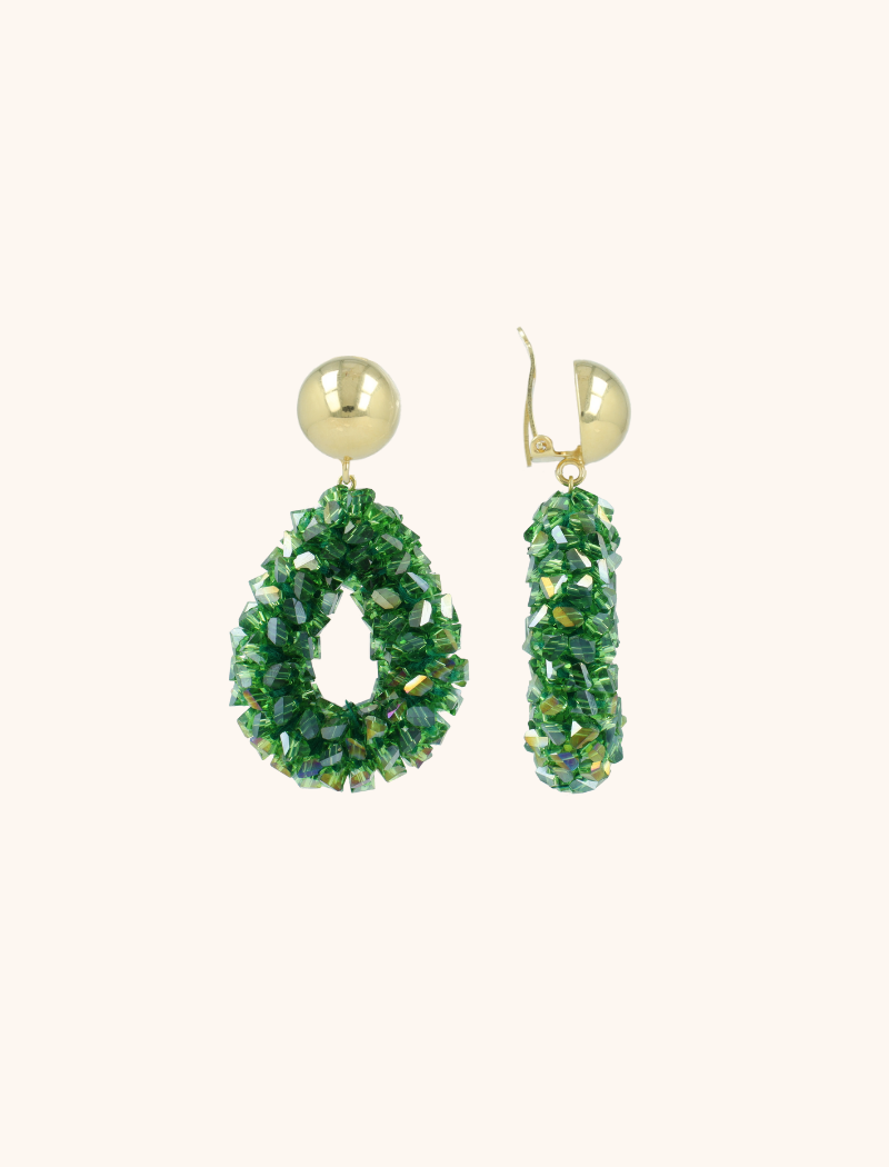 Groene Oorbellen Marieke Druppel S Raw Cliplott-theme.productDescriptionPage.SEO.byTheBrand