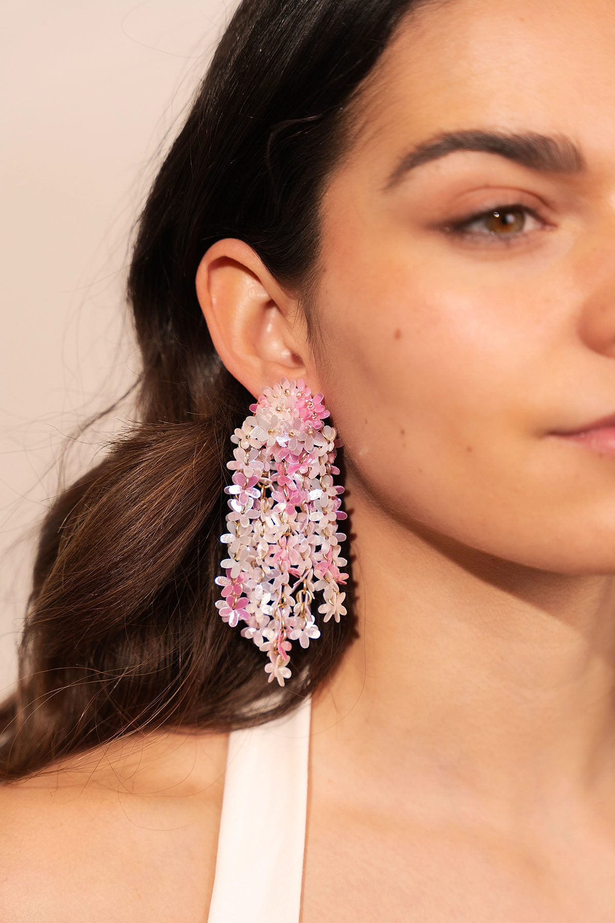 Pink Mix Oorbellen Fleur Flower Rain