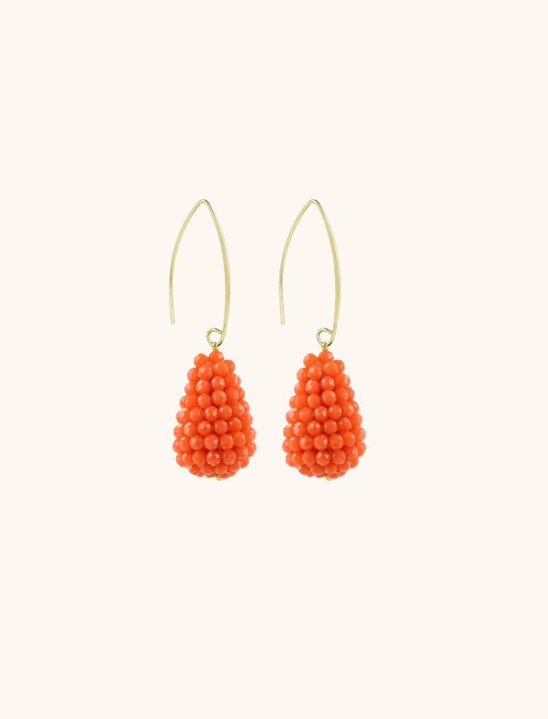 Orange Earrings Amy Cone XS