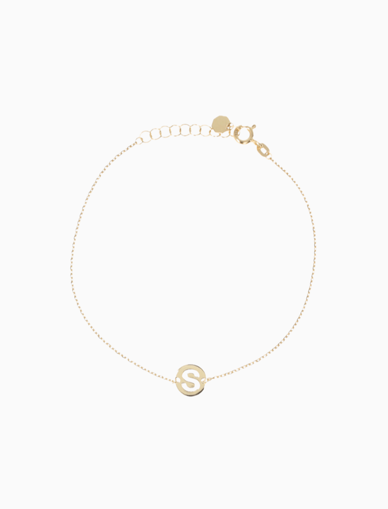 9 Karaat Armband Letter Klein