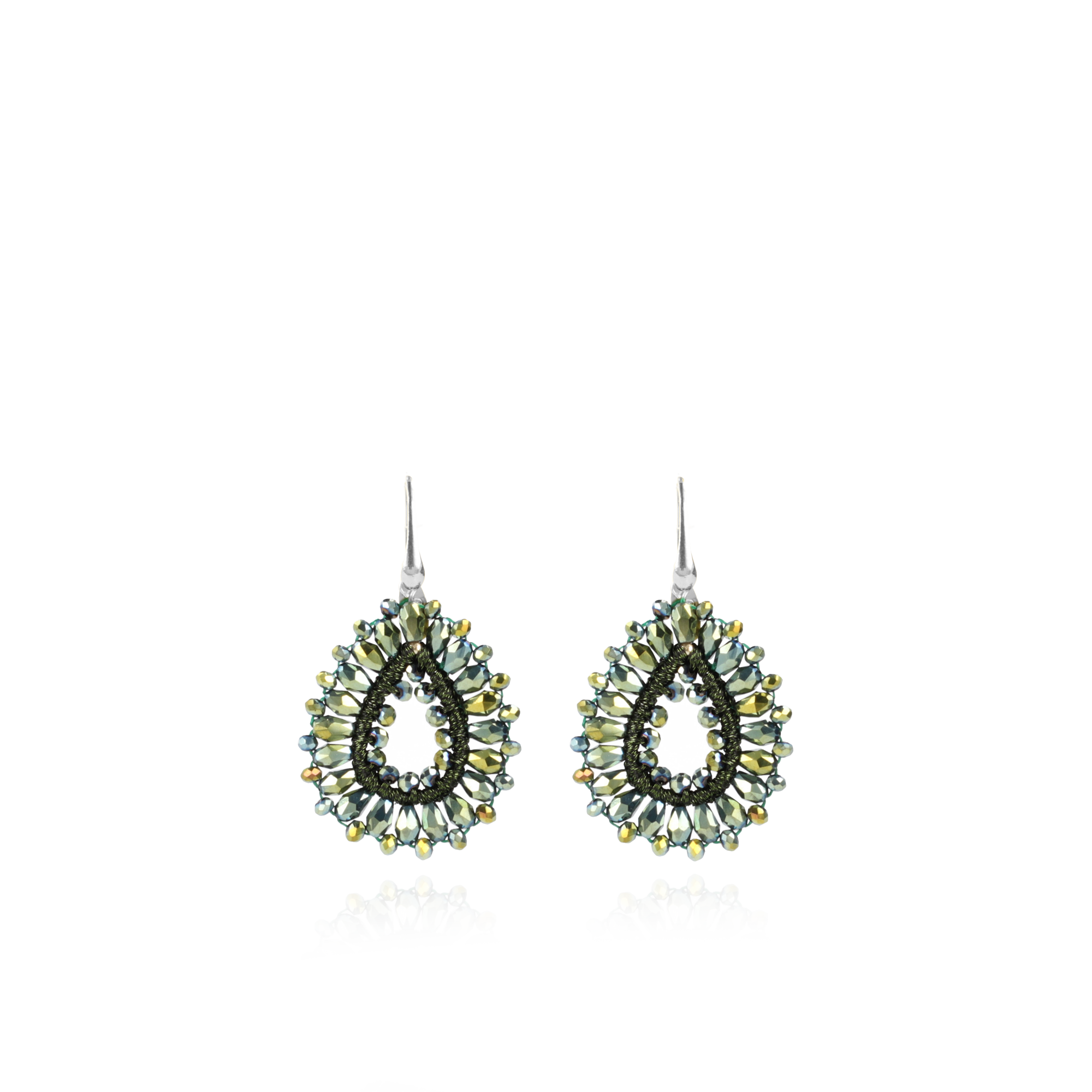 Metallic Groene Oorbellen Silk Drop Slott-theme.productDescriptionPage.SEO.byTheBrand