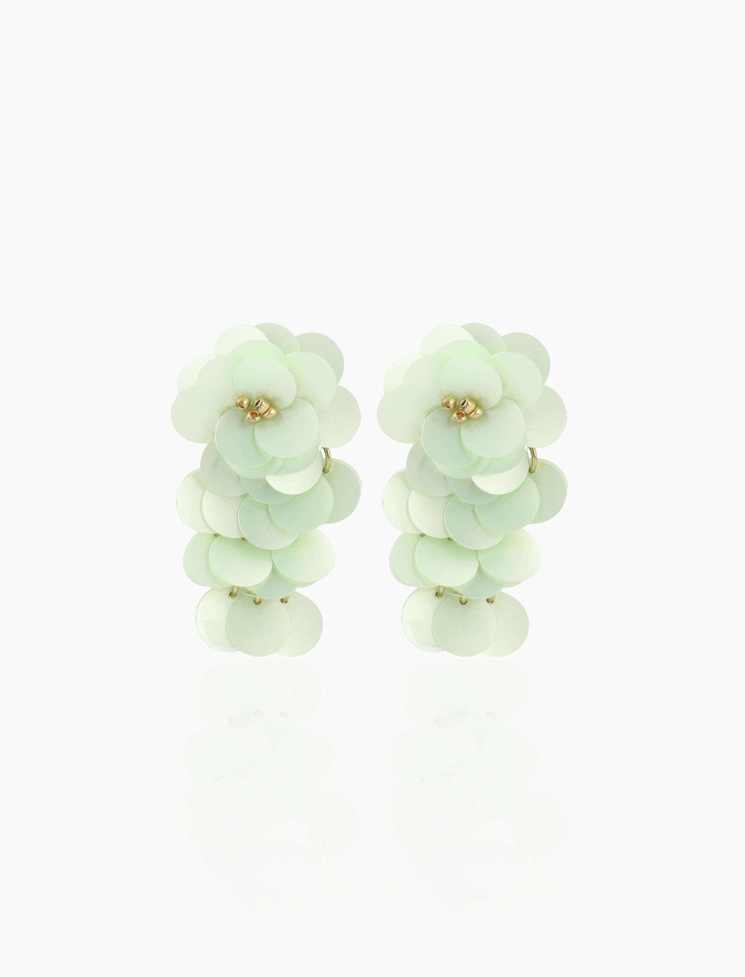 Mint Oorbellen Linde Sequin Waterfall M
